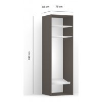 DULAP LEX 75-240-66 D GRI/JSZ/O